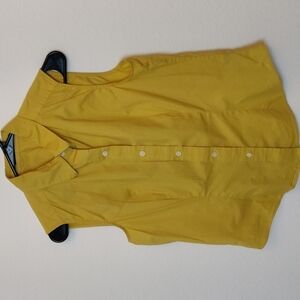 The Limited Yellow Size L blouse Stretchy shirt yellow